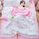 Bedding Summer Quilted Blanket Thin Comforter Bedspread for Double Bed Air Condition Quilt for