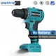 Electric Cordless Brushless Impact Drill Hammer Drill Screwdriver DIY Power Tool Rechargable Power