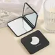 Foldable Makeup Mirror Mini Square Makeup Vanity Mirror Portable Hand Mirrors Double-sided Compact