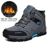 Winter Männer Schnee Stiefel Plüsch Große Größe 47 46, Outdoor Herren Turnschuhe Nicht-slip Erwachsene Gummi Wandern Schuhe Warme pelz Knöchel Botas Hombre