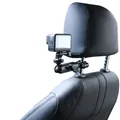 Car Camera Mount Support Articulated Vehicle Headrest Action Cam Cradle for Gopro Motorcyclye