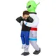 Kids Adult Alien Inflatable ET Costume Child Anime Purim Halloween Cosplay Costumes Funny Blown Up