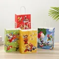 Kawaii Cute Super Mario Halloween Candy Paper Bag Gift Bag Kraft Paper Bag Tote Bag Children's