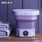 Folding Washing Machine Bucket for Clothes Socks Underwear Cleaning Washer Portable Small Travel