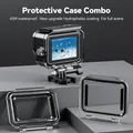 TELESIN Waterproof Case Full Scene Anti-fog Underwater Tempered Glass Lens Diving Housing Cover for