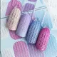 3D Acrylic Engraved Nail Sticker Winter Sweater Charm desgin Water Decals Empaistic Nail Water