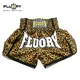 Fluory druck Kampf shorts Boxing Shorts stickerei patches Muay thai shorts
