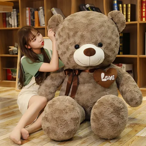 Schöne neue heiße hohe Qualität 2 Farben Teddybär mit Liebe Stofftiere Plüschtiere Puppe Kissen