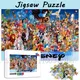 Disney Animation Character Wooden Puzzles 300/500/1000 Pieces Mickey Mouse Disney Princess Jigsaw