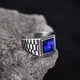 Herren hochwertige 316l Edelstahl Onyx Armband Ringe klassische Modetrend Schmuck Produkt