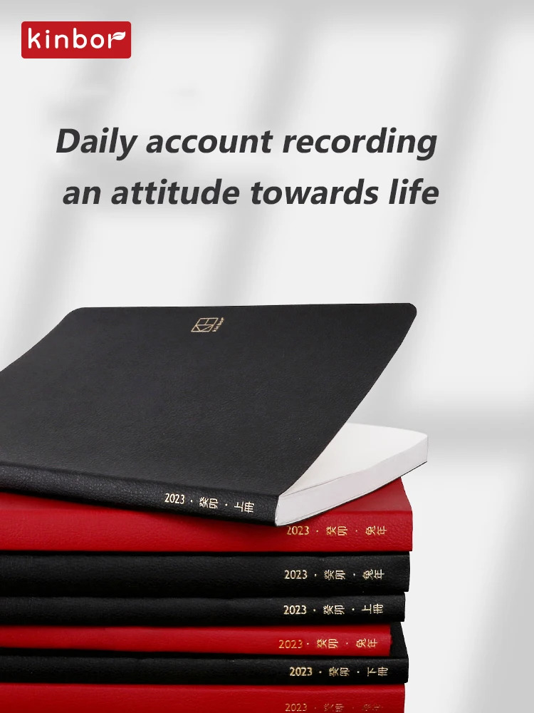 Kinbor-Planer 2023, A6, A5-Notizbücher, Wochenplan, tägliche Agenda, Mellad-Notizbuch, Arbeitsnotizen, Maga, Büro, Schule Image