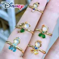 Disney Cartoon Prinzessin Ring gefroren Elsa Schnee wittchen Meerjungfrau Prinzessin Frauen Kawaii