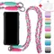Umhängetasche, Handy-Lanyard, Hals- und Handschlaufe für Handyhülle, Anti-Verlust-Telefon-Lanyard mit Ersatz-Patch-Pad für die meisten Smartphones