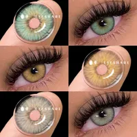 Eye share 1 Paar neue farbige Kontaktlinsen für Augen Mode grüne Kontaktlinsen braune Augen