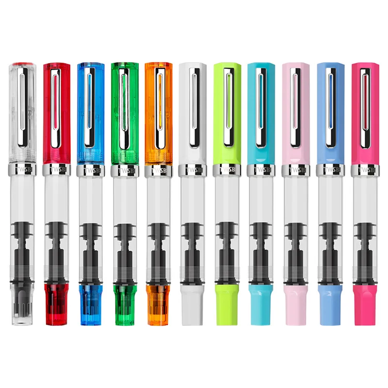 Original TWSBI ECO Kolben Stift Transparent Harz Brunnen Stift Halter Große Kapazität Tinte Lagerung Student Schreiben Business Geschenk Image