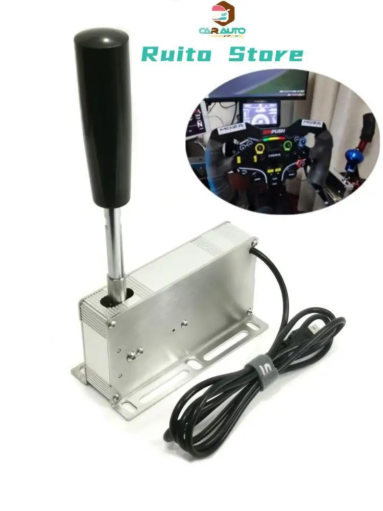 Pc Sim Racing Sequentielle Shifter Logitech G27 G29 Thrustmaste t300 USB Stecker AndPlay Spiel SystemAssembly Image