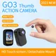 2023 neue wifi 4k hd Daumen Action Kamera mit magnetischem Rücken clip Anti-Shake-Taschen kamera HD