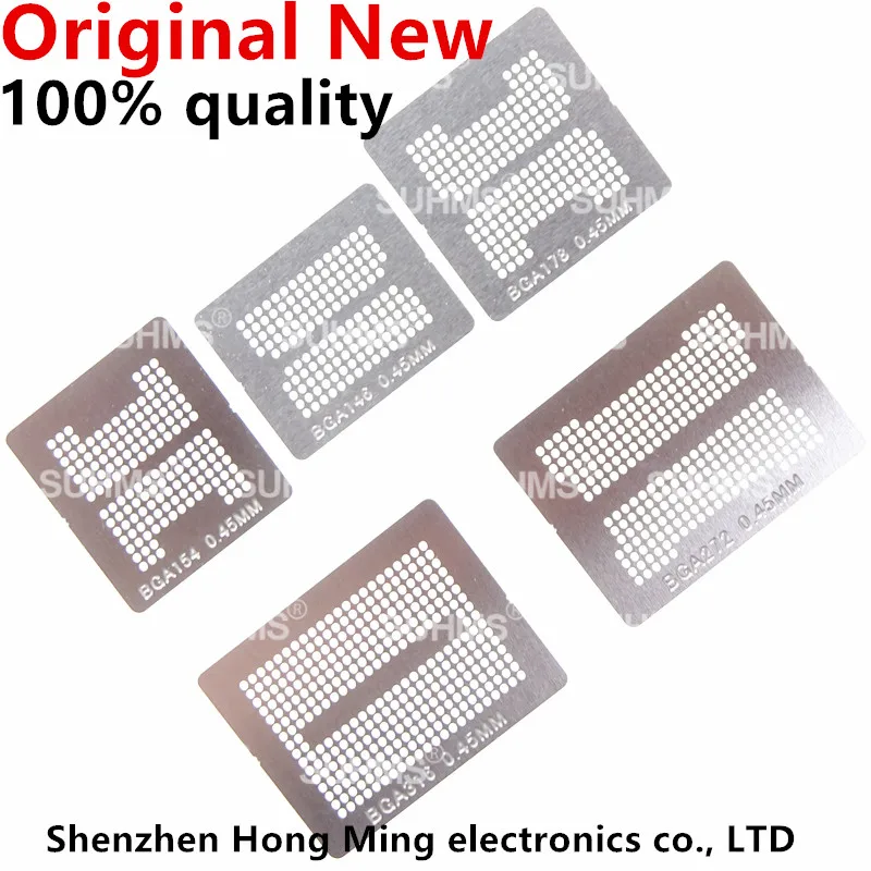 Direktheizung BGA Reballing Schablone Vorlage für SSD NAND DDR Speicher IC BGA146 BGA154 BGA178 BGA272 BGA316 Image
