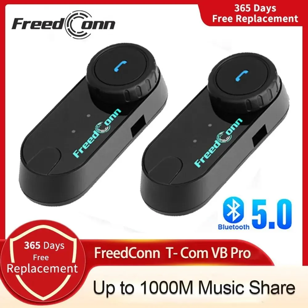 Freed conn t com vb motorrad helm headset bluetooth stereo intercom anruf drahtlose kommunikation interphone fm musik sharing Image