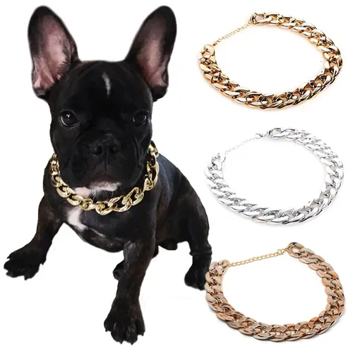 Hunde ketten halsband für kleine mittelgroße Hunde Pitbull Beagle Bulldogge Halskette