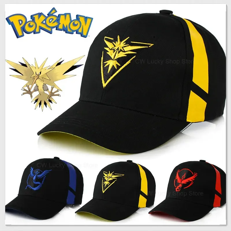 Pokemon Moltres Baseball kappe verstellbar lässig bestickte Baumwolle Sonnen hüte Männer Frauen Outdoor Visier Hüte Mode Hip Hop Hut