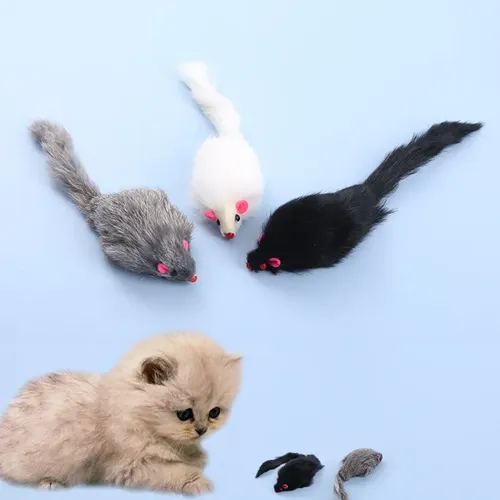 Lustige Maus Plüschtiere für Katzen spielzeug Haustier Katzen spielzeug weiches Maus spielzeug mit