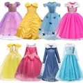 Kinder Aschenputtel Kostüm Prinzessin Kleid für Mädchen Kinder Rapunzel Schnee wittchen Belle Jasmin