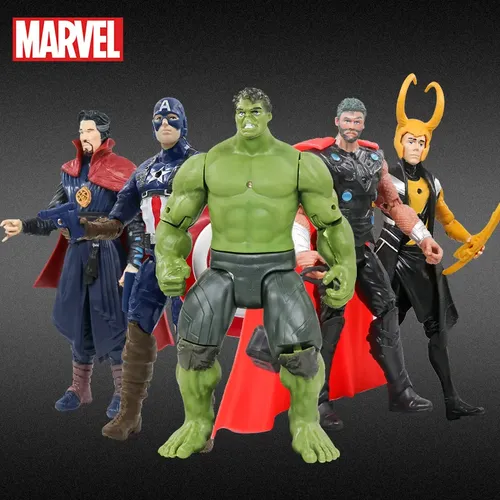 Marvel Avengers Hulk Captain America Dr Seltsame Figuren Loki Deadpool Thor Thanos Puppen Action