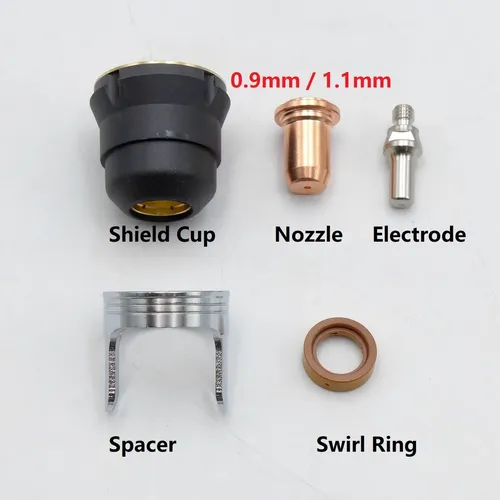 IPT-60 PT-60 PTM-60 PT-40 IPT-40 52582 Elektroden spitzen Schild kappe Abstand halter Wirbel ring