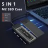 M2 SSD Case NVME SATA Dual Protocol,M2 ssd fall nvme sata dual protokoll m.2 zu usb typ c hub ssd