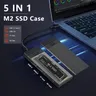 M2 SSD Case NVME SATA Dual Protocol M2 ssd fall nvme sata dual protokoll m.2 zu usb typ c hub ssd