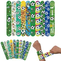 10 stücke Fußball Papa Kreis Armband Fußball Dekoration Armband Fußball Sport Party Fußball Junge