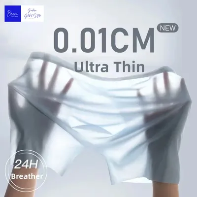 1 ~ 3PCS Herren Boxer Shorts Eis Seide Männer Höschen Nahtlose Sexy Unterwäsche Mann Unterhose Hosen Image