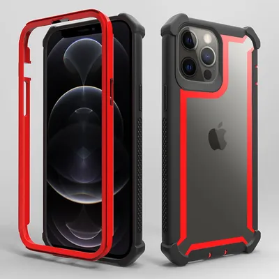 Transparente Handyhülle für iPhone 15 14 13 12 11 16 Pro XS XR 7 8 Plus SE 2022 Hybrid Robuste Anti-Shock Doom Armor Cover Cases