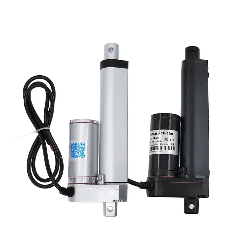 Elektrischer Linearantrieb 100 mm 12 V Linearmotor 24 V 48 V 100/200/300/500/600/750/800/900/1100/1300/1500 N Image