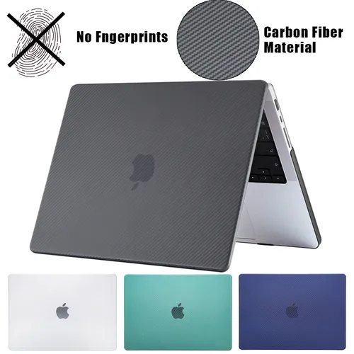 Kohle faser Laptop-Tasche Zubehör für MacBook Air M1 2020 Funda MacBook Air 13 Fall MacBook Pro 13