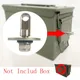 Keine Box Bolt 50 cal Munition Dose Stahl Pistole Schloss Munition Pistole Safe Box Hardware Kit
