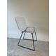 Original 70er Bertoia Wire Chair von Knoll International in schwarz weiss