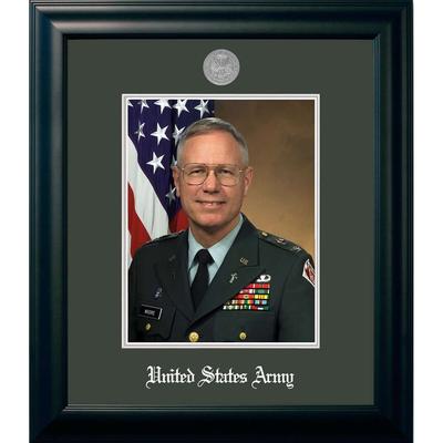 Patriot Frames Army 8x10 Portrait Frame Silver Medallion