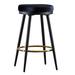 Green/Gray/Black/Blue Counter Swing Stool Velvet, Barstools Set of 2