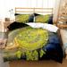 Home Bedclothes Dream Catcher Printed Bedding Cover Set High Quality Comforter Cover Sets California King(98 x104 )