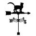 BESTONZON Outdoor Weather Vane Stainless Steel Weather Vane Yard Wind Indicator Weathervane