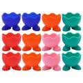 Silicone Egg Cups 12Pcs Silicone Egg Cups Kitchen Gadget Egg Cooker Cups Stands (Random Color)