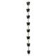 flower rain chain 1m Flower Rain Chain For Gutter Downspout Copper Decorative Rain Chain Bell