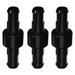 Benafini 3 Pk Black Hose Swivel D21 for Polaris 3900 Sport 280 F5B Tr35P Pool Cleaners