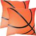 2pcs Sports Ball Pattern Pillow Case Decorative Pillow Cover Sofa Car Pillow Case