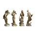 Beauties Brass Ornament Figurine Decor Statue Lady Shui Feng Statues Girls Chinese Four Figure Fengshui Desktop Fairy