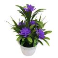 Realistic Artificial Flower Plant Flowerpot-Potted Artificial Flower Potted Artificial Flower Potted Artificial Flower Home Office Outdoor Decoration Desktop Decoration Gift