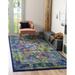 Rugs.com Calypso Collection Rug â€“ 4 x 6 Navy Blue Medium Rug Perfect For Entryways Kitchens Breakfast Nooks Accent Pieces