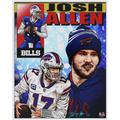 Josh Allen Buffalo Bills 16" x 20" Photo Print - Art and Signed by Brian Kong Limited Edition of 25